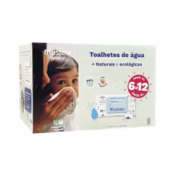 Mustela Toallitas Limpiadoras Al Agua Sin Perfume 12x60 unidades