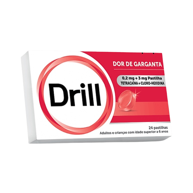 Drill Mentol 0,2mg+3mg 24 pastilhas