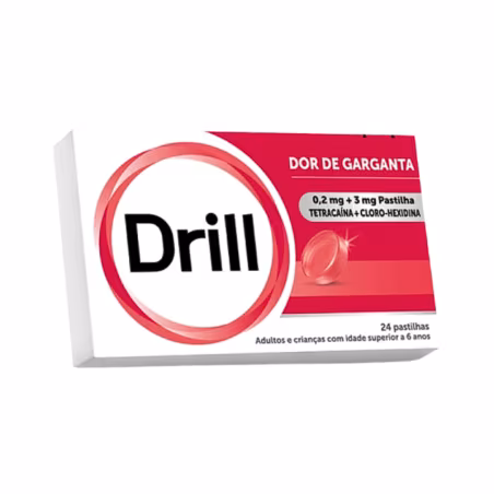 Drill Menthol 0,2mg+3mg 24 pastilles