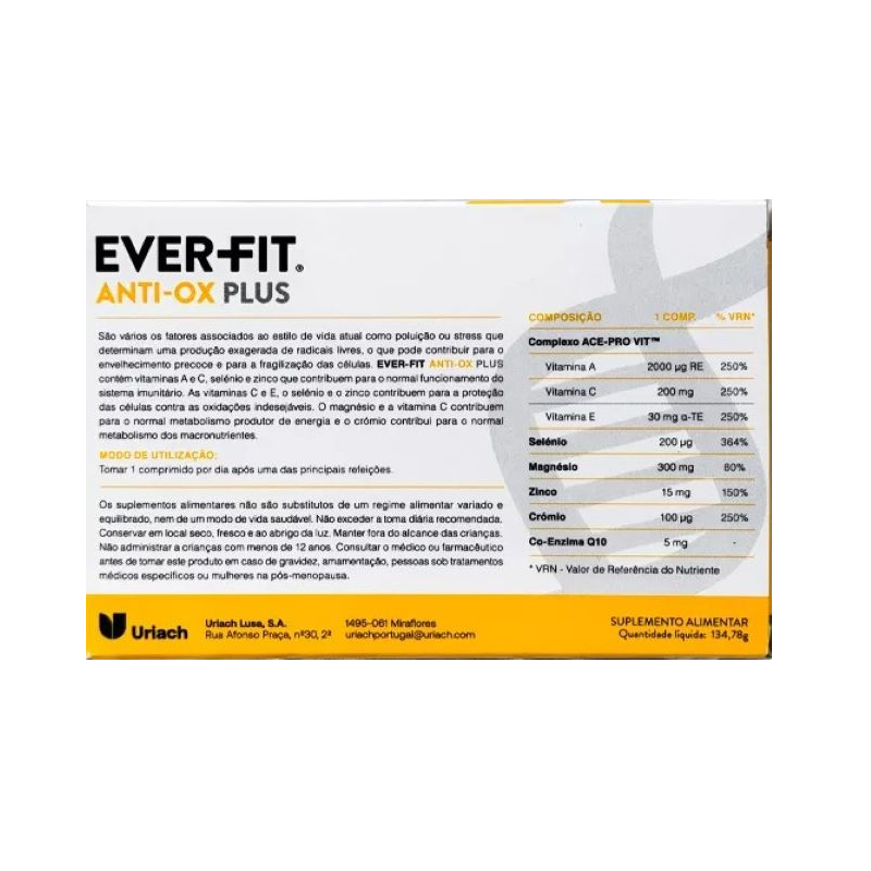 Ever Fit Plus Antioxidant 30 comprimidos