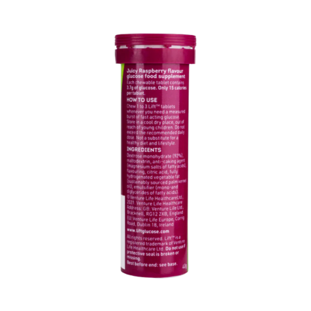 Lift Fast Acting Raspberry 10 chewable tablets