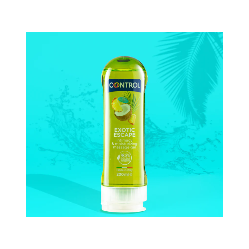 Control Gel de Massage 2 en 1 Exotic Escape 200ml