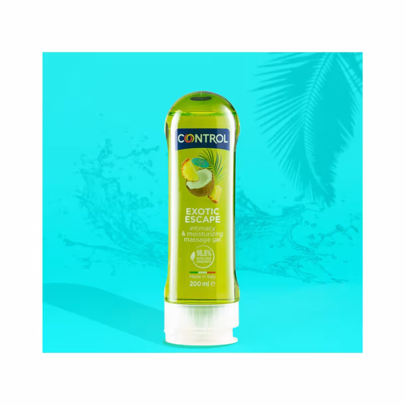 Control Gel Massagem 2 em 1 Exotic Escape 200ml