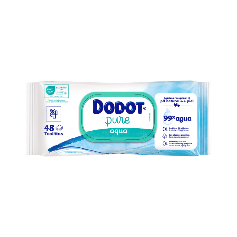 Dodot Pure Aqua Toallitas 48 unidades
