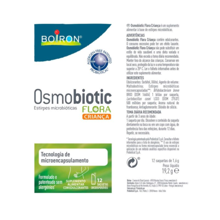 Osmobiotic Flora Niño 12 sobres bucodispersables Osmobiotic Flora Niño 12 sobres bucodispersables