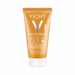 Vichy Capital Soleil Creme Protetor Rosto Toque Seco com Cor FPS50 50ml