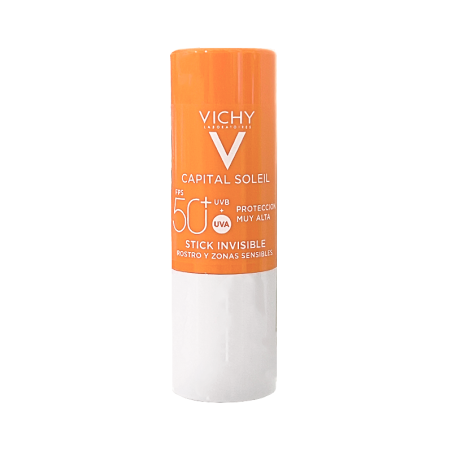 Vichy Capital Soleil Stick Invisible Rostro y Zonas Sensibles SPF50+ 9ml Vichy Capital Soleil Stick Invisible Rostro y Zonas Sensibles SPF50+ 9ml