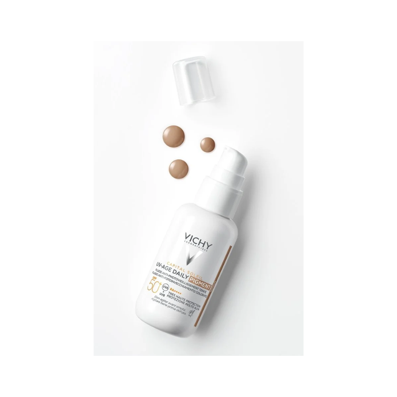 Vichy Capital Soleil UV-Age Daily Pigment Tom Médio FPS50+ 40ml