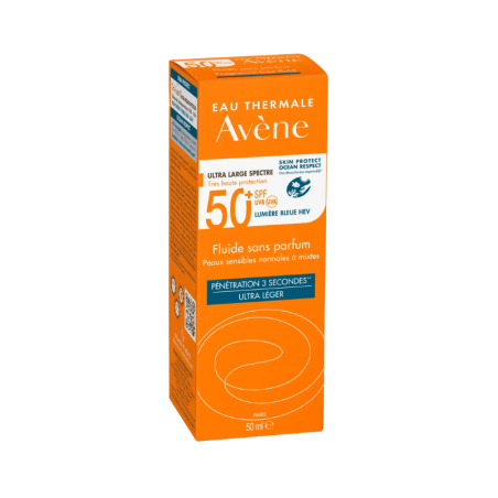 Avène Fluido Solar Sin Perfume SPF50+ 50ml Avène Fluido Solar Sin Perfume SPF50+ 50ml