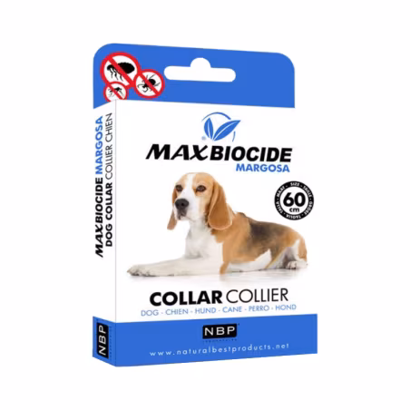 Maxbiocida Coleira Cães Raça Média 60cm