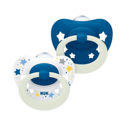 Nuk Signature Night Pacifier 6-18m 2 units