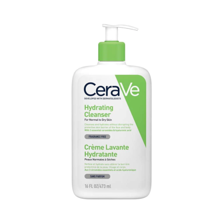 CeraVe Crème Nettoyante Hydratante Visage 473ml