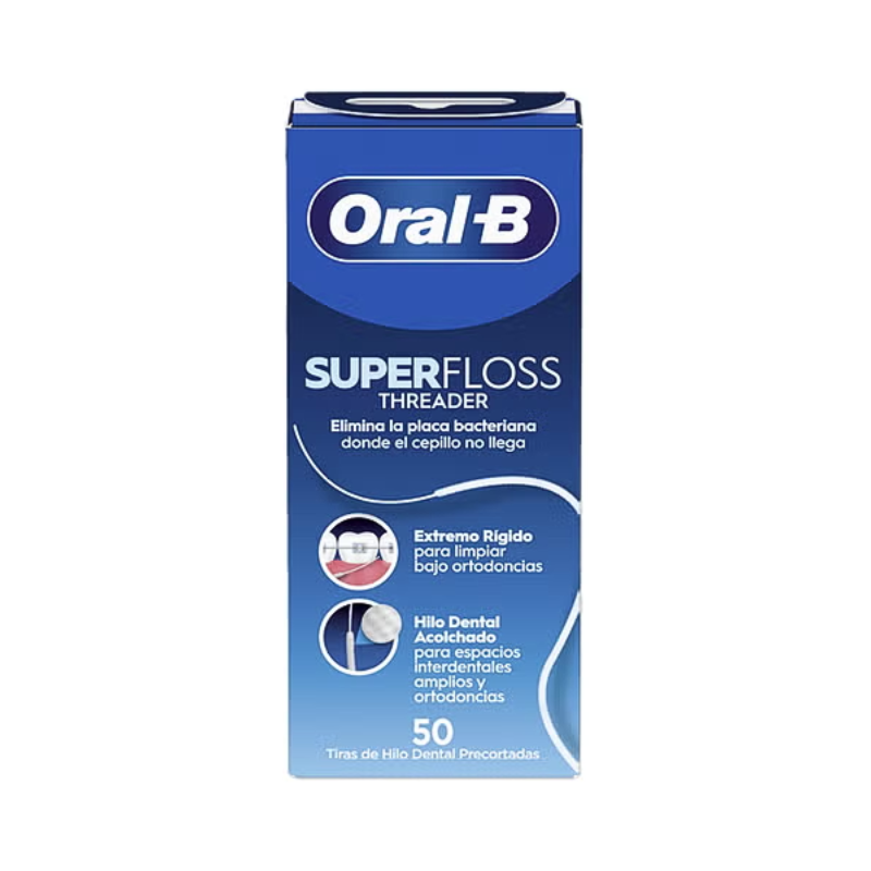 Oral-B Superfloss Threader Fio Dentário 50 unidades