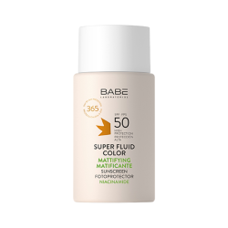 Babé Fotoprotector Super Fluido Matificante con Color SFP50 50ml