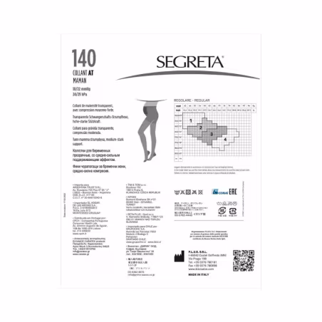 Ibici Segreta 140 Medias de Embarazo Color 21 Noisette Talla 4