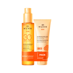 Nuxe Sun Aceite Solar Bronceador SPF30 + Leche Refrescante After-Sun Pack