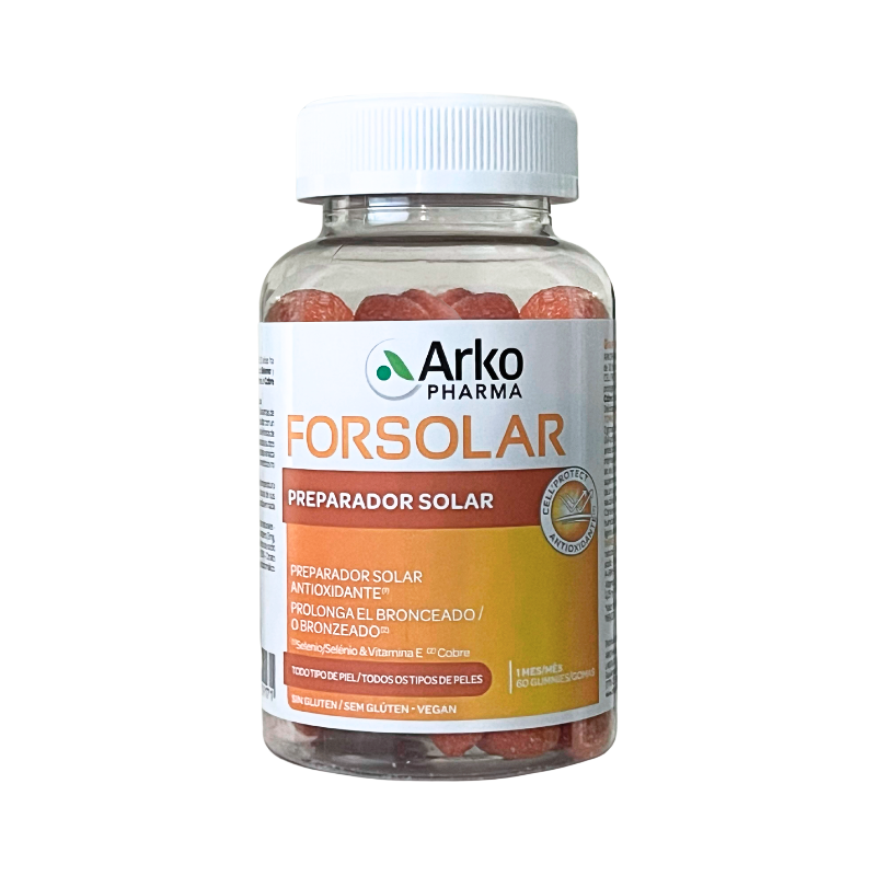 Arkopharma Forsolar Préparation Solaire 60 gummies