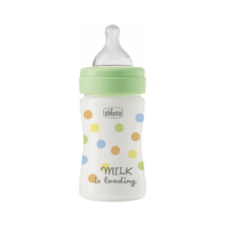 Chicco Perfect Easy Biberon Débit Lent 0m+ 150ml Vert