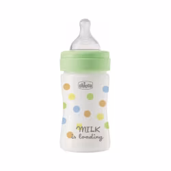 Chicco Perfect Easy Slow Flow Baby Bottle 0m+ 150ml Green