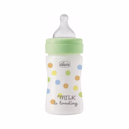 Chicco Perfect Easy Slow Flow Baby Bottle 0m+ 150ml Green