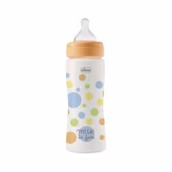 Chicco Perfect Easy Baby Bottle Fast Flow 4m+ 330ml Orange