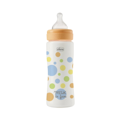 Chicco Perfect Easy Biberão Fluxo Rápido 4m+ 330ml Laranja