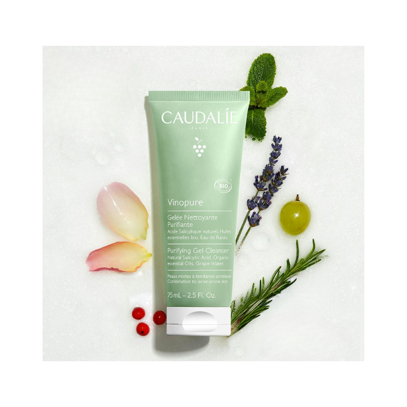 Caudalie Vinopure Geleia de Limpeza Purificante 75ml