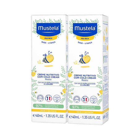 Mustela Nourishing Cream with Cold Cream 2x40ml