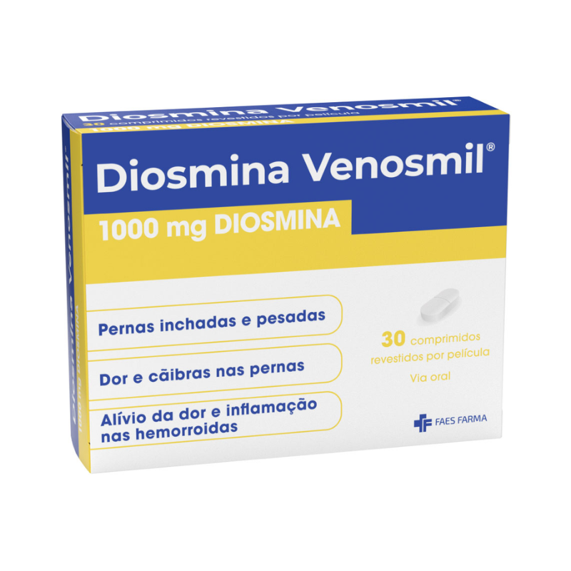 Diosmina Venosmil 1000mg 30 comprimés