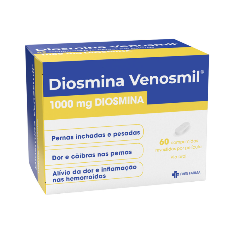 Diosmina Venosmil 1000mg 60 comprimidos