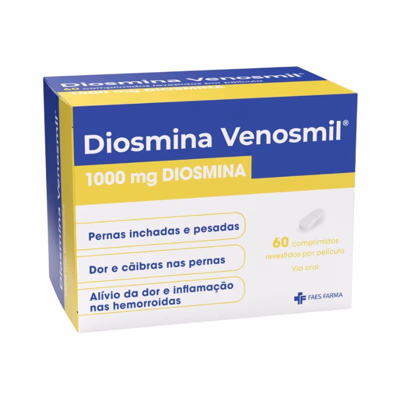 Diosmina Venosmil 1000mg 60 tablets