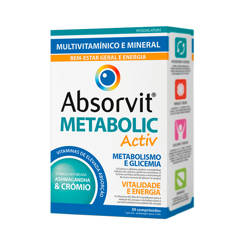 Absorvit Metabolic Activ 30 comprimés