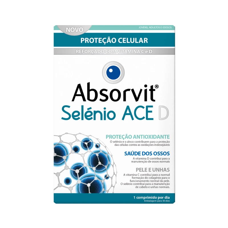 Absorvit Selénio ACE D 30 comprimidos