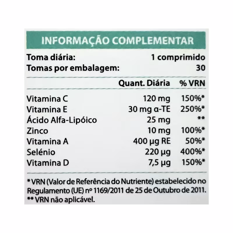 Absorvit Selénio ACE D 30 comprimidos