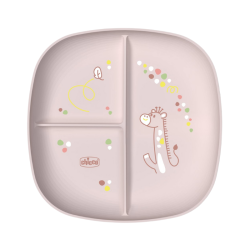 Chicco Assiette Divisée 12m+ Rose