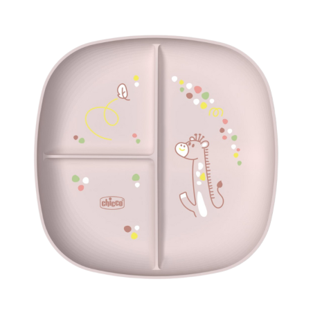 Chicco Assiette Divisée 12m+ Rose