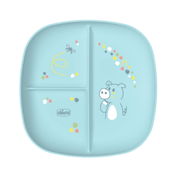 Chicco Plato Dividido 12m+ Azul