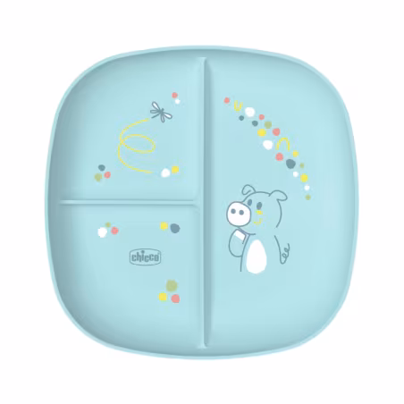 Chicco Plato Dividido 12m+ Azul