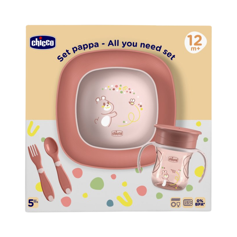 Chicco Conjunto de Papa 12m+ Rosa