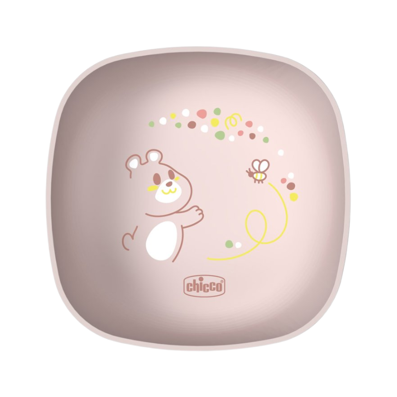 Chicco Bol avec Couvercle 6m+ Rose