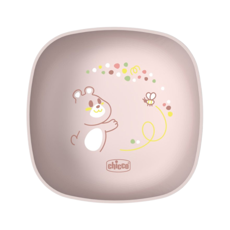 Chicco Tigela com Tampa 6m+ Rosa
