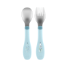 Chicco Set Couverts Acier Inoxydable 18m+ Bleu