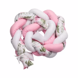 Sensillo Tresse de Protection pour Berceau Rose