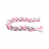 Sensillo Protector de Cuna Trenzado Rosa