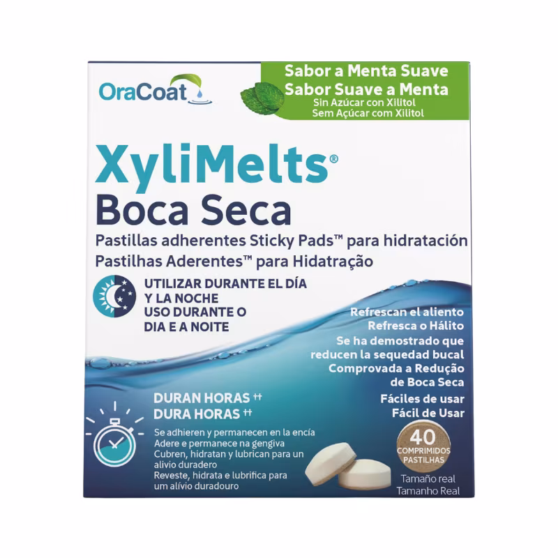 Xylimelts Boca Seca Menta 40 pastilhas