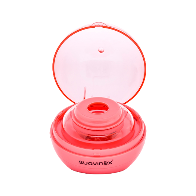 Suavinex Duccio Pacifier Sterilizer Pink