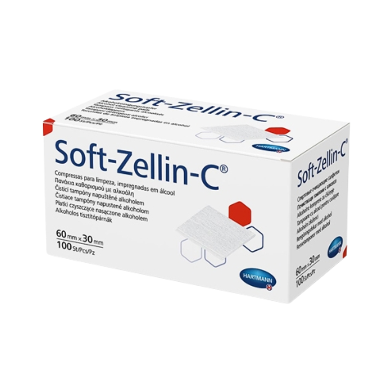 Soft-Zellin-C Wipes 100 units