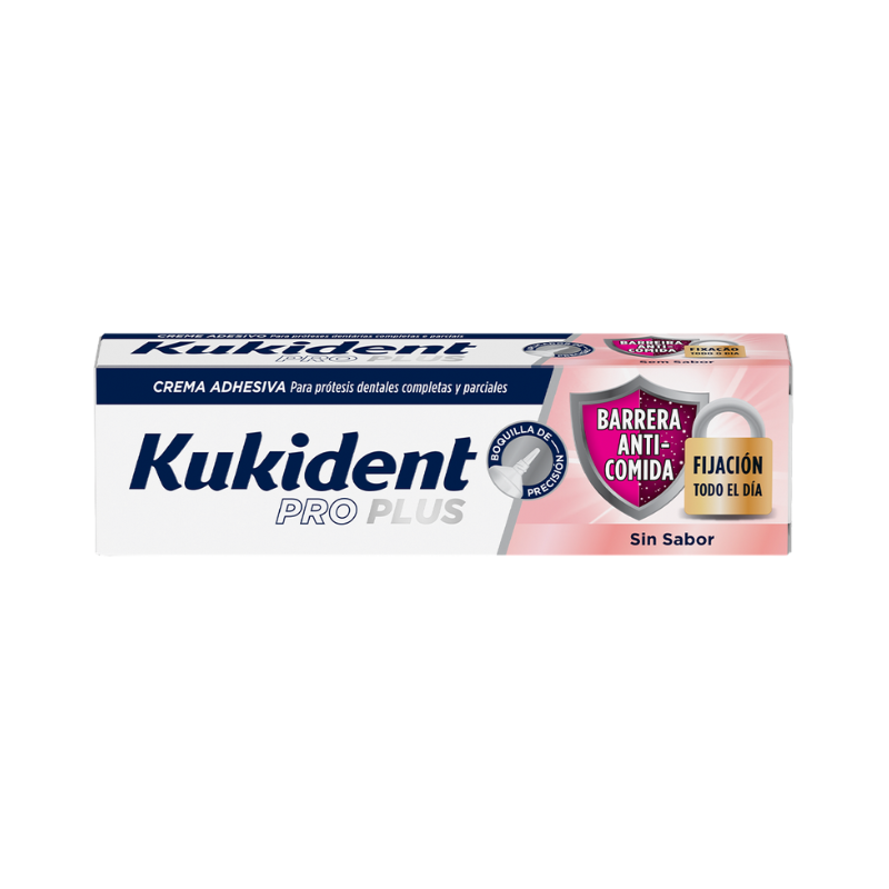 Kukident Pro Plus Barrière Anti-Alimentaire Sans Saveur 40g