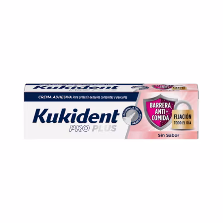 Kukident Pro Plus Barrière Anti-Alimentaire Sans Saveur 40g