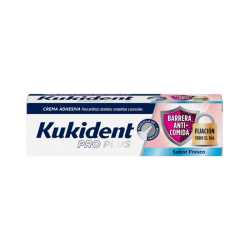 Kukident Pro Plus Barrera Anti-Comida Sabor Fresco 40g